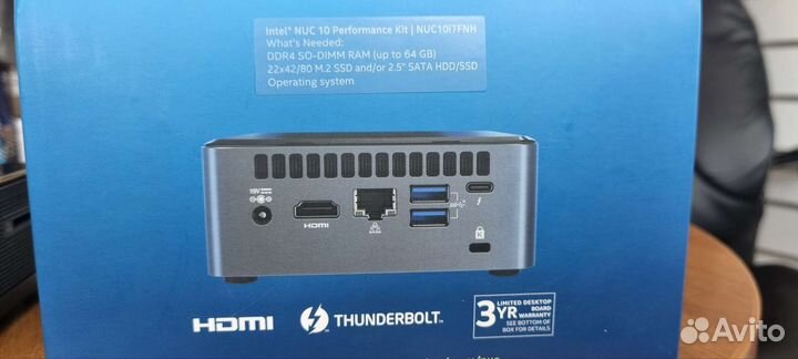 Мини пк Intel nuc10i7fnh