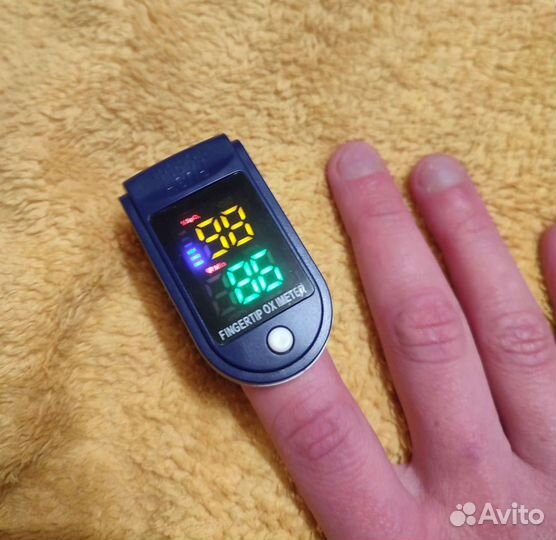 Пульсоксиметр новый с батарейками