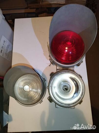 Светофор железнодорожный.Сделано в СССР