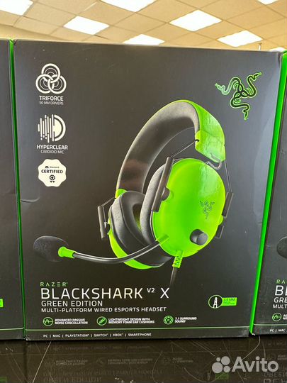 Компьютерная гарнитура Razer Blackshark V2 X Green