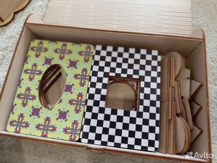 Досочки семена с узором smile decor