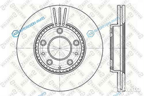 6020-3245V-SX диск тормозной передний Mazda 6 1.8