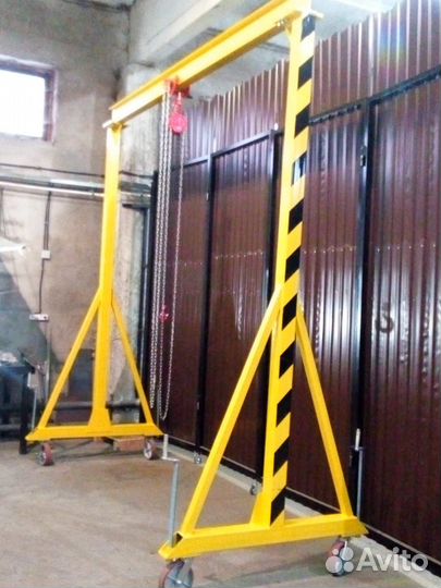 Козловой мобильный кран