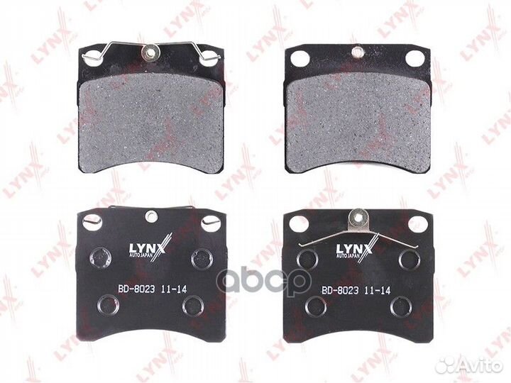 Колодки тормозные дисковые перед LCV BD8023