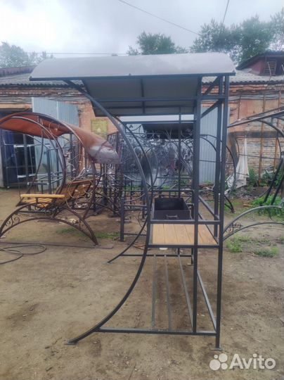 Мангальная зона для барбекю