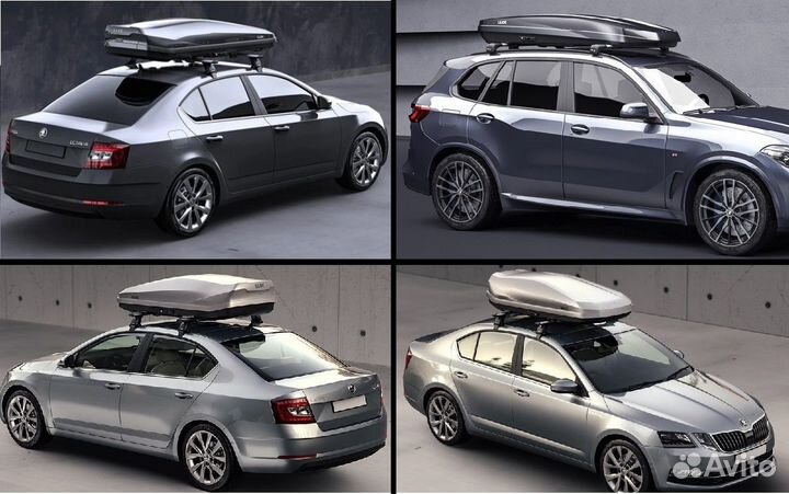 Автобокс на крышу Рено Сандеро