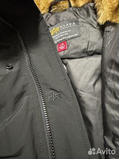 Куртка Alpha Industries N-3B Alpine оригинал XXL