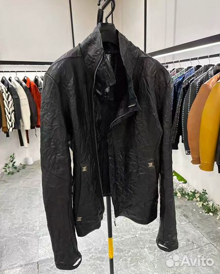 Кожаная куртка Isaac Selam Bute Neo Experience