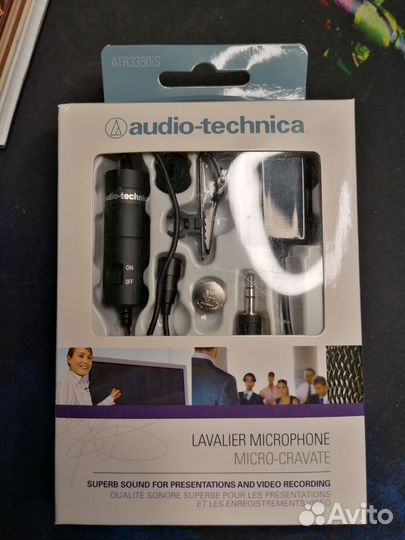 Петличный микрофон audio-technica