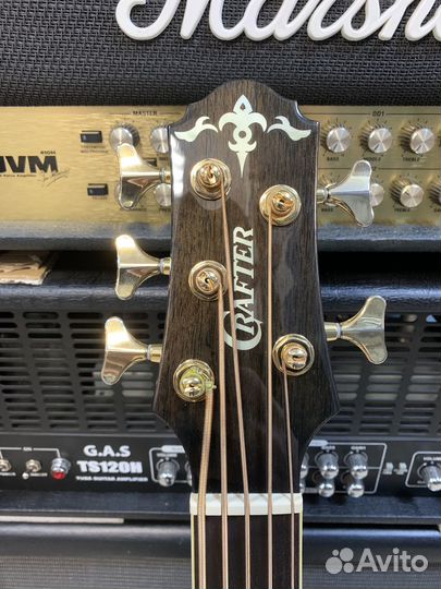 Акустический бас 5 струн Crafter BA-580EQ-5/TBK