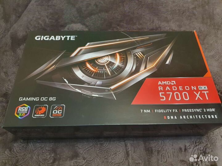 Видеокарта rx 5700 xt gigabyte