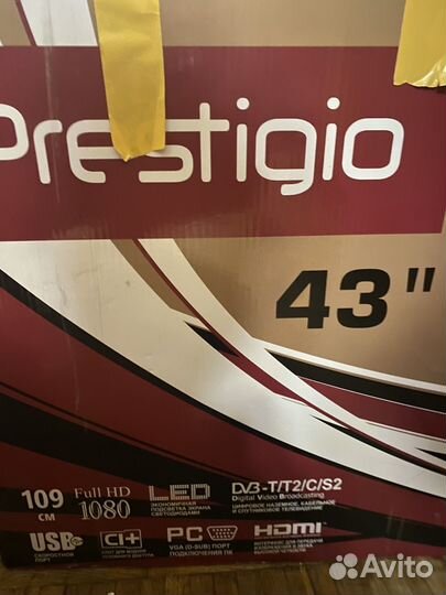 Телевизор prestigio 43