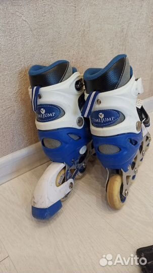 Роликовые коньки детские с защитой