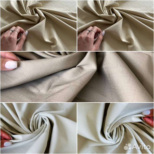 Ткань Хлопок под Лен арт. 318 в ассортименте