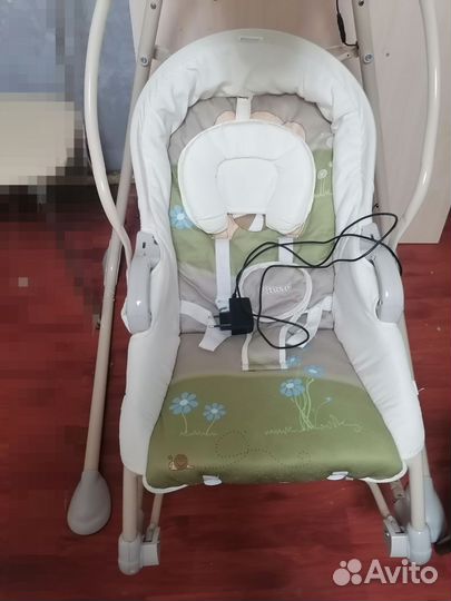 Детские электронные качели шезлонг