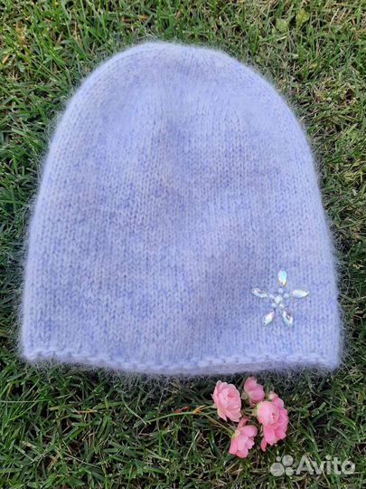 Шапка-бини из пуха норки