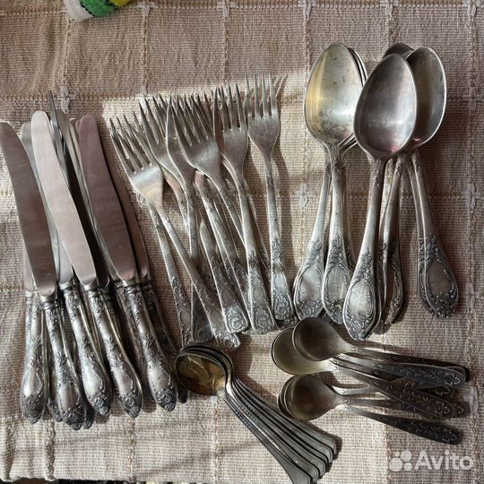 Столовые приборы мельхиор