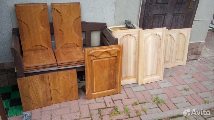 Дубовые дверцы и накладки (фасад)