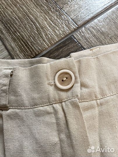 Шорты льняные женские