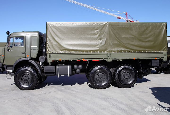 Тент на Камаз военный