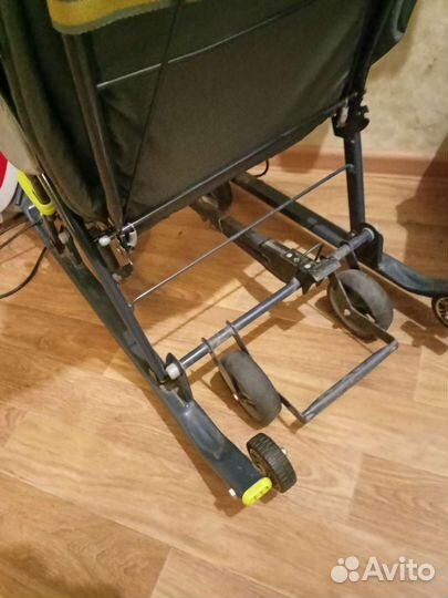 Детские санки коляска с колесами