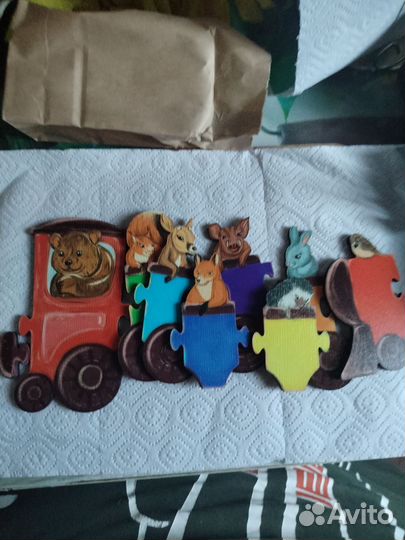 Деревянные пазлы