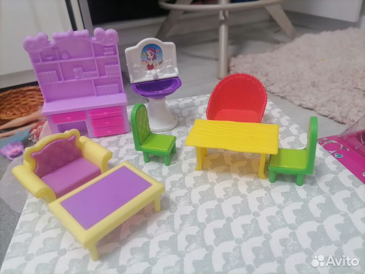 Куклы лол (не оригинал) и мебель