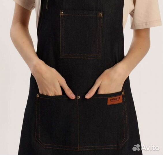 Фартук джинсовый для мастера