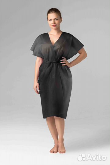 603-125 Халаты одноразовые универсальный 10шт спан