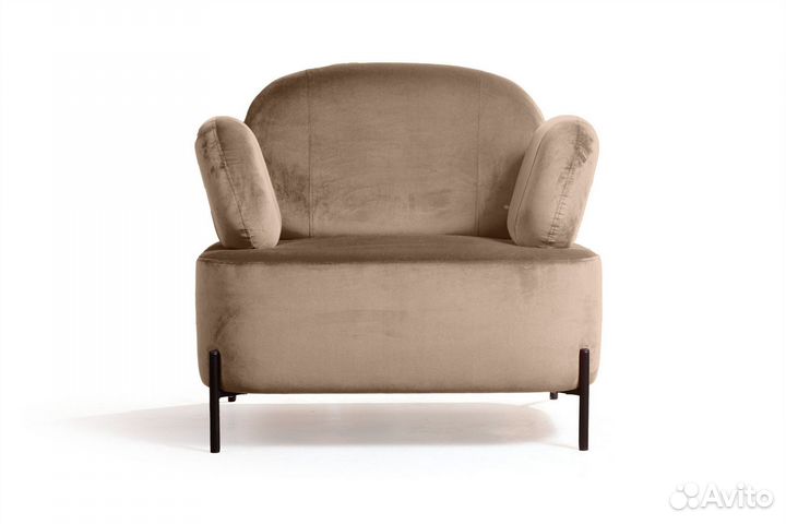 Кресло Dandy, бархат бежевый 5