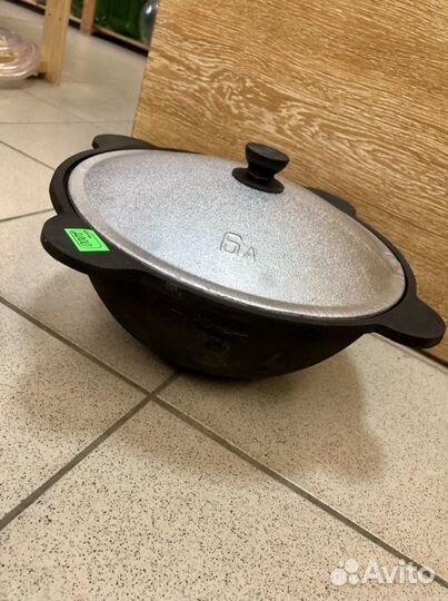 Казан чугунный 6л Новый