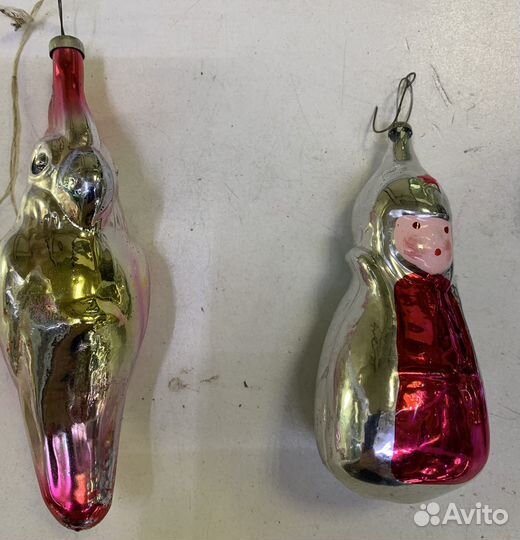 Ёлочные игрушки, старые, СССР