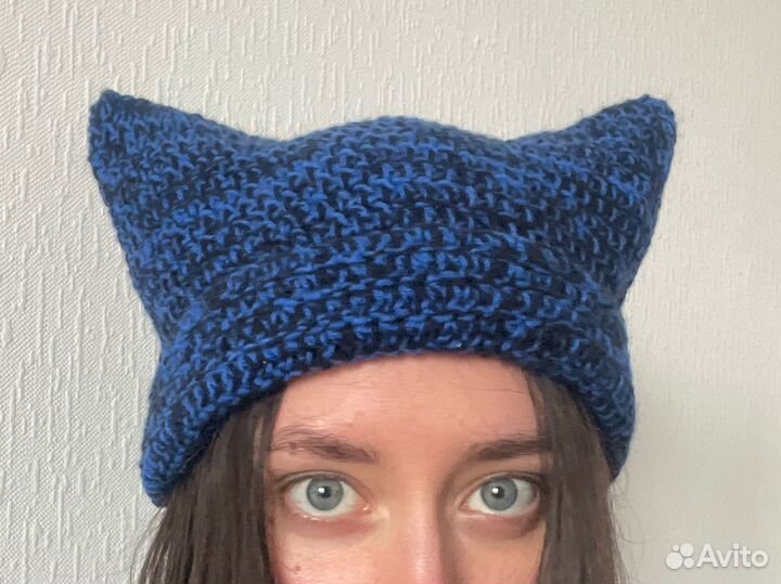 Шапка женская с ушками