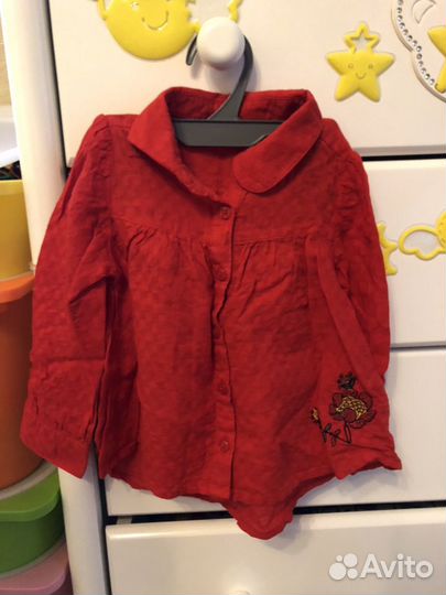 Комплект рубашек на девочку