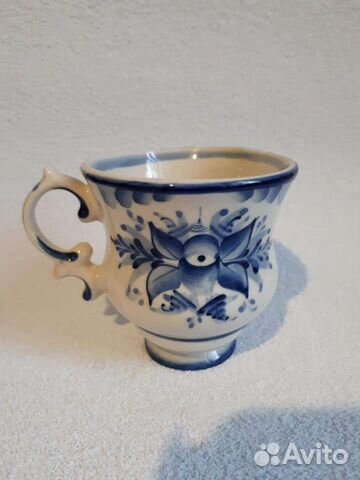 Посуда гжель чашка чайная Шекма-гжель фарфор