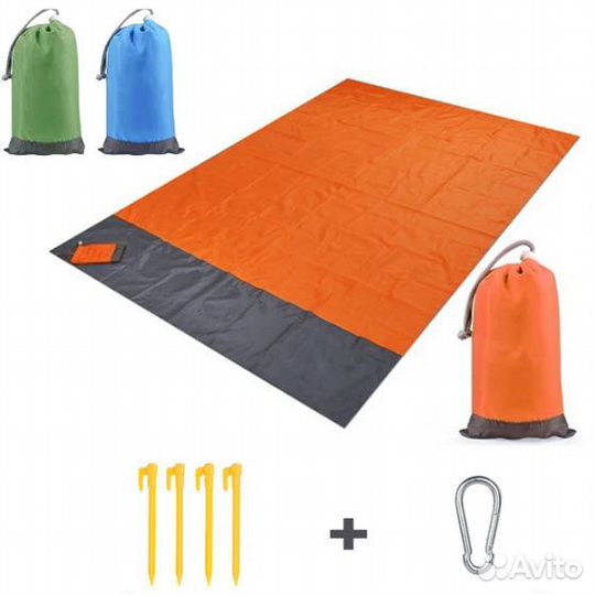 Водонепроницаемый Коврик для Пляжа и Кемпинга 210