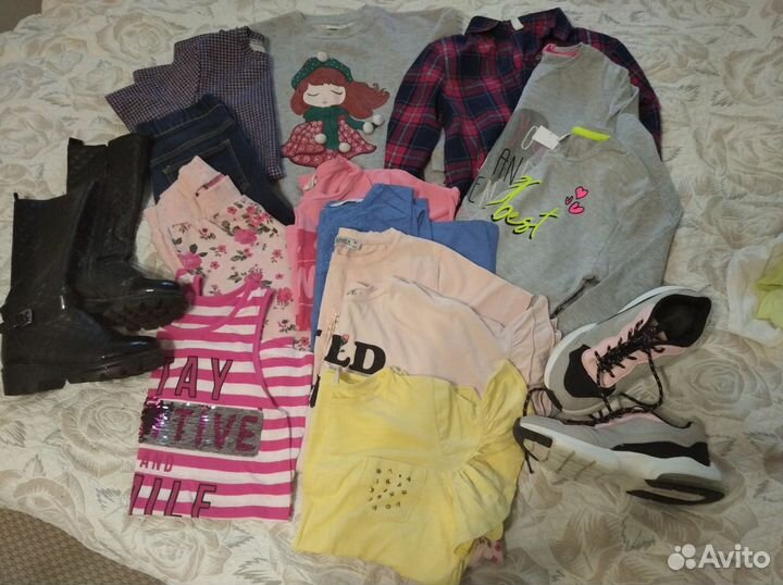 Вещи пакетом на девочку 134