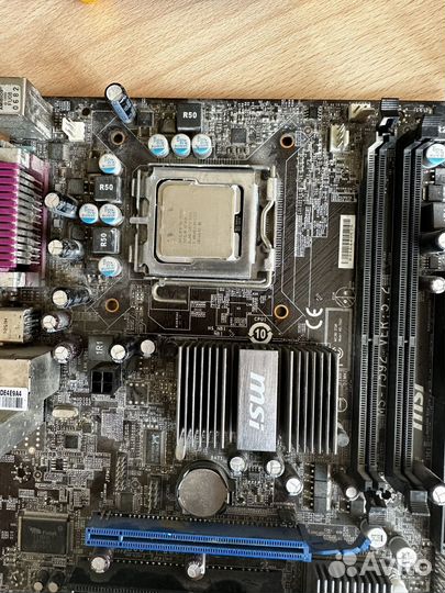 Материнская плата с процессором xeon E5450