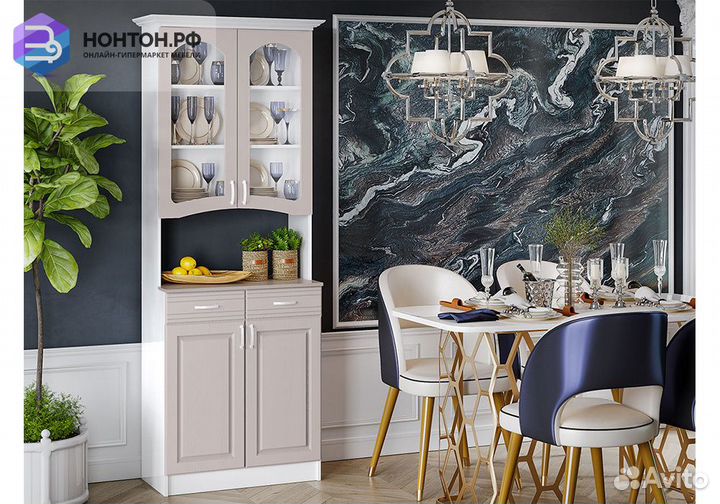 Буфет Констанция 2-х створчатый мускат