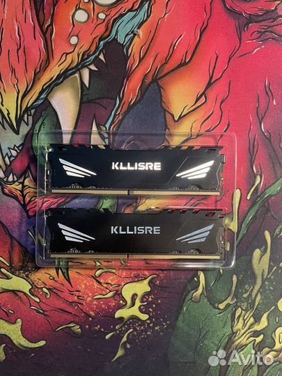 Оперативная память ddr4 kllisre 3200 MHz 32 gb
