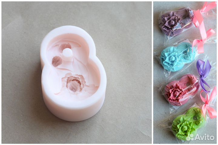 Силиконовая форма для мыла