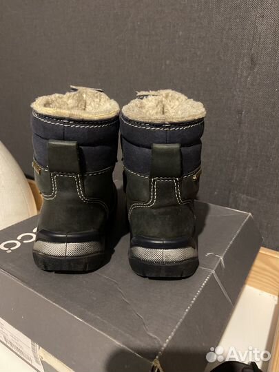 Зимние ботинки ecco 22-23 размер