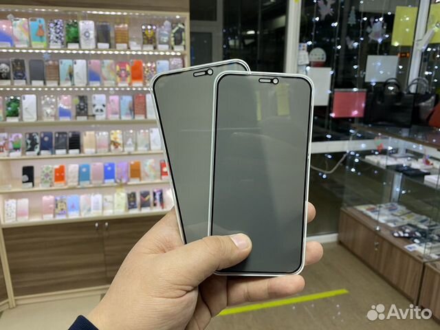 Защитное стекло на iPhone 12 Антишпион