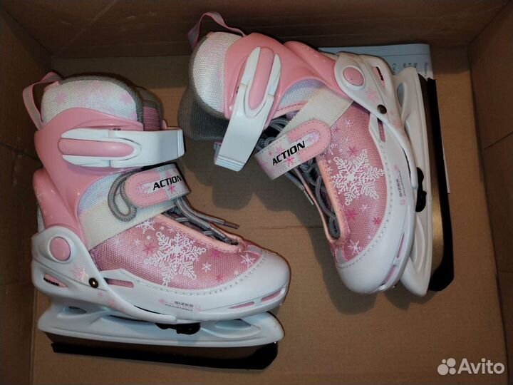 Коньки детские раздвижные 26-29
