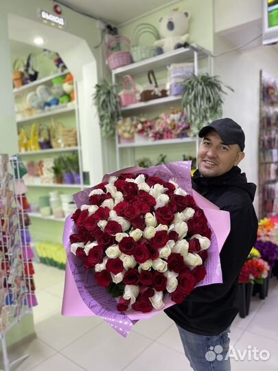 Букеты из 101 розы