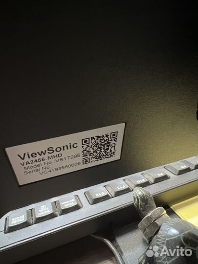 Монитор ViewSonic 23.8 VA2456-MHD