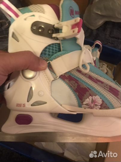 Коньки детские раздвижные новые Nordway