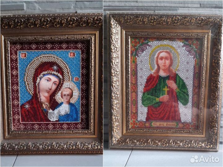 Иконы вышитые бисером
