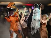 Надувной костюм динозавра T-Rex