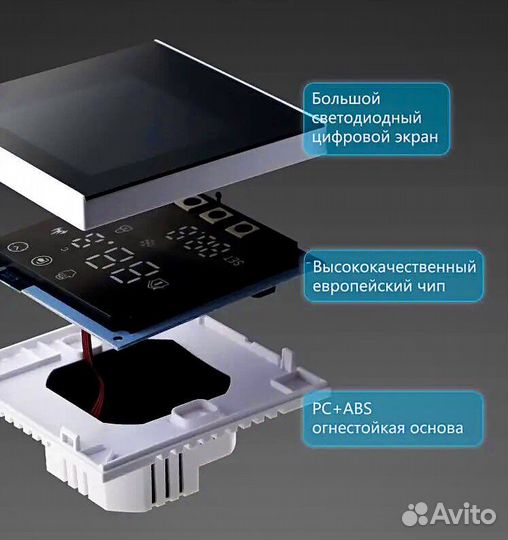 Умный терморегулятор для теплого пола WiFi